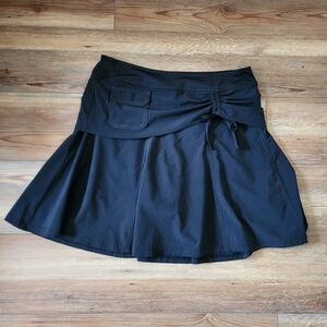 Athleta Wherever Skort Womens 8 Black